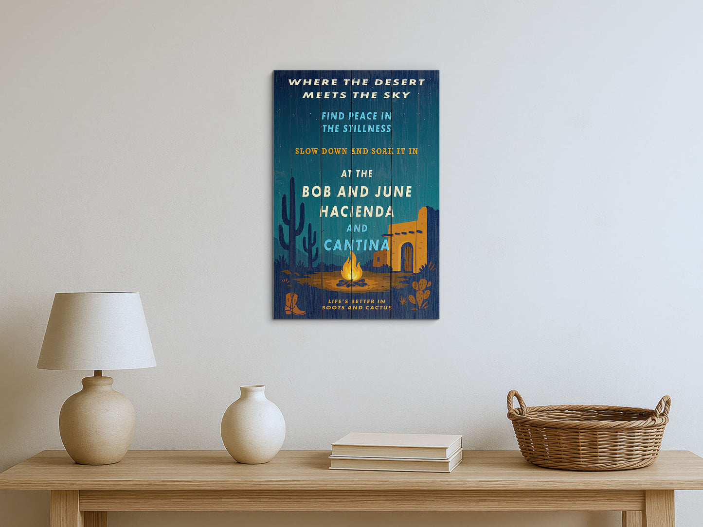 Where Desert Meets Sky Personalized Wall Art