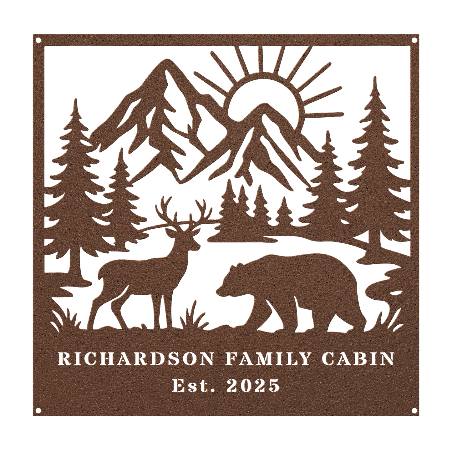 Custom_Mountain_Wildlife_Metal_Sign_Copper_Transparent_Mockup.png