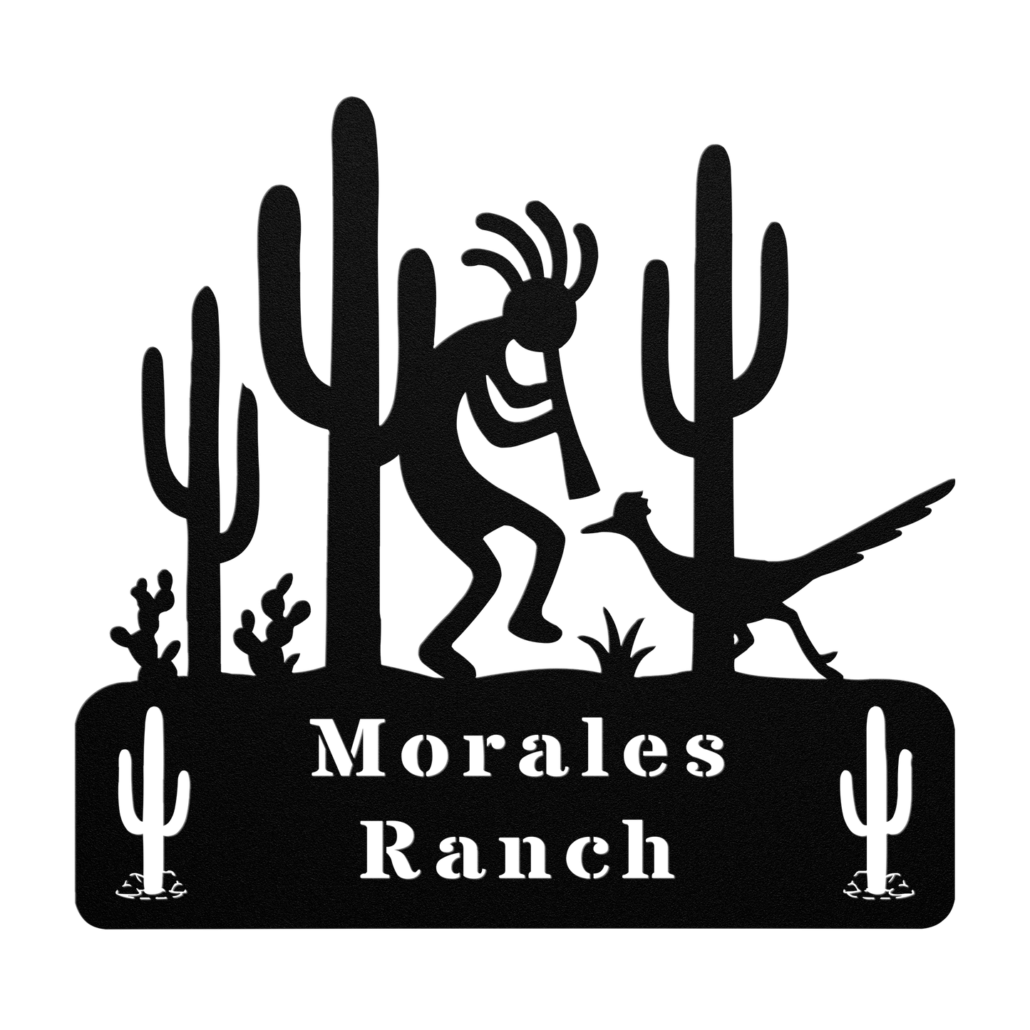 Personalized_Kokopelli_Ranch_Sign_Black_Transparent_Mockup.png