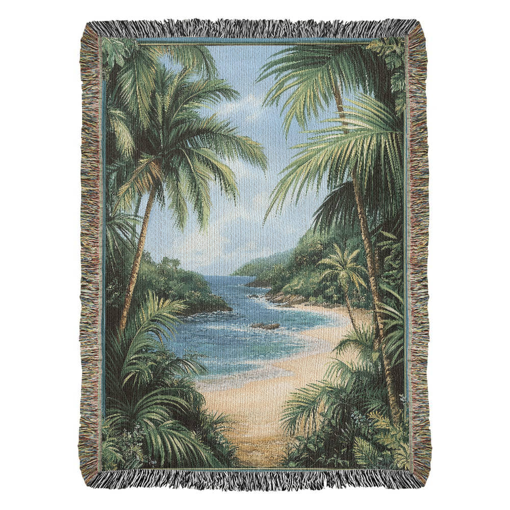 Tropical Paradise Beach Blanket