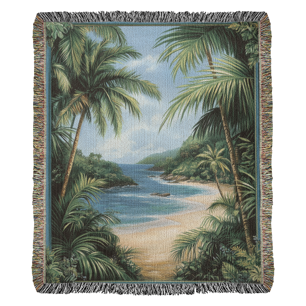Tropical Paradise Beach Blanket