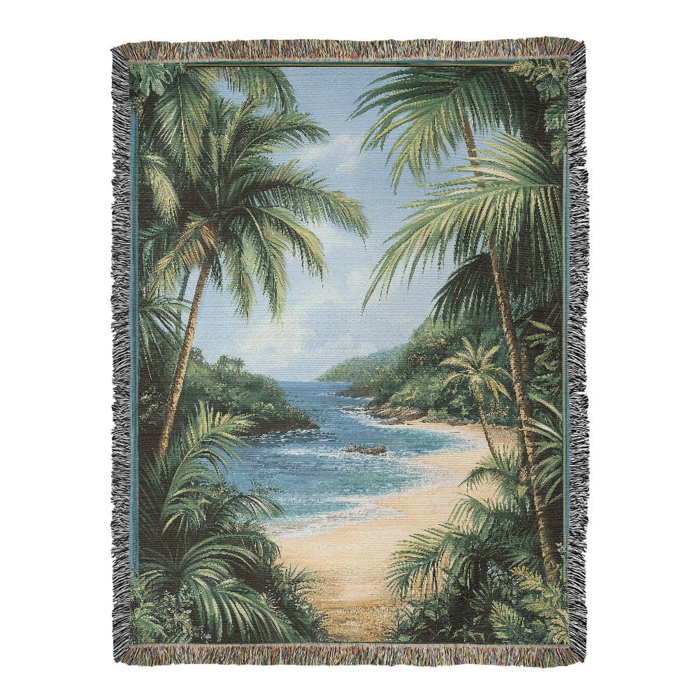 Tropical Paradise Beach Blanket