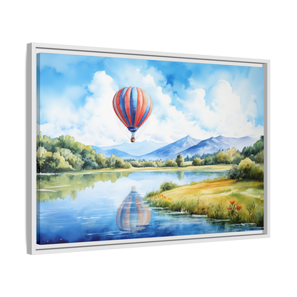 Scenic Hot Air Balloon Wall Art