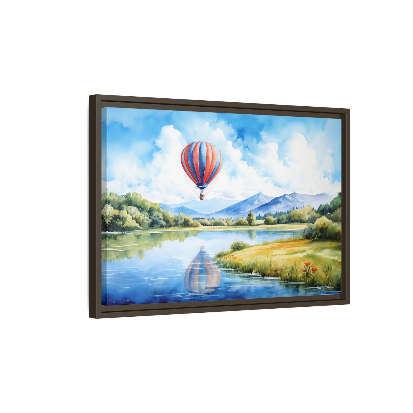 Scenic Hot Air Balloon Wall Art