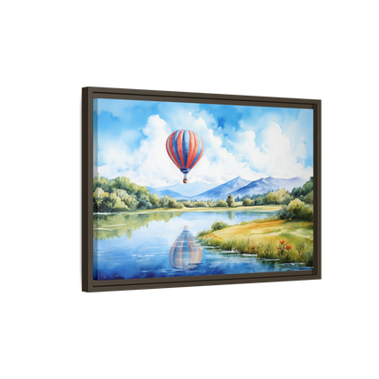 Scenic Hot Air Balloon Wall Art