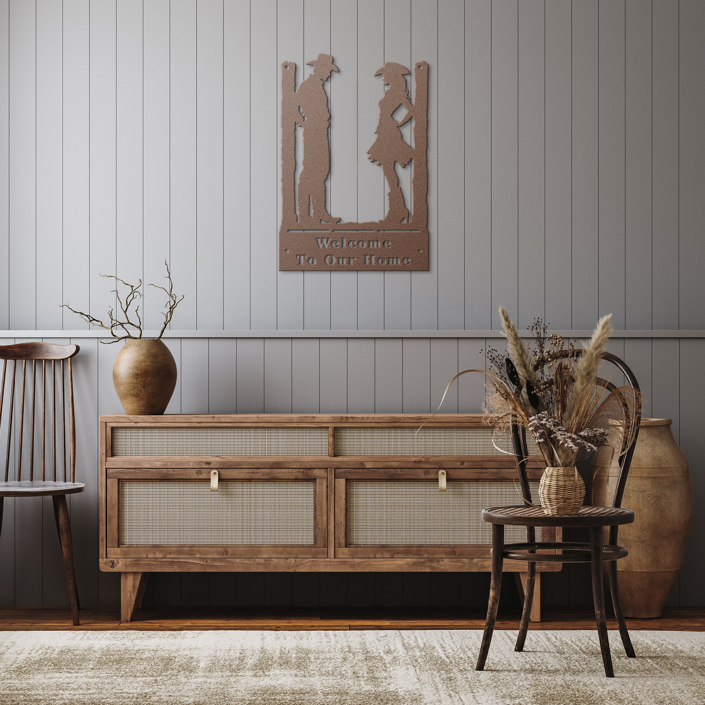 Cowboy__Cowgirl_Customized_Sign_Copper_Rustic_Hallway_Mockup.png