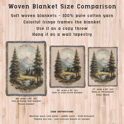 Alpine Meadow Woven Blanket