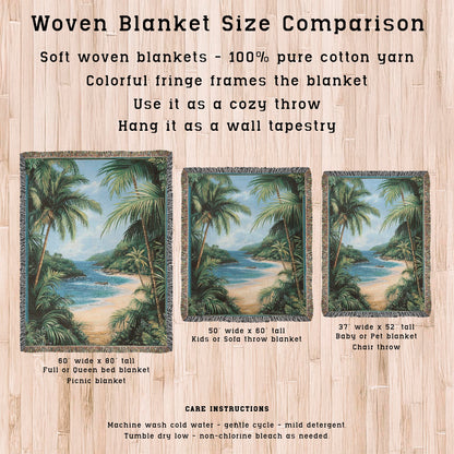 Tropical Paradise Beach Blanket