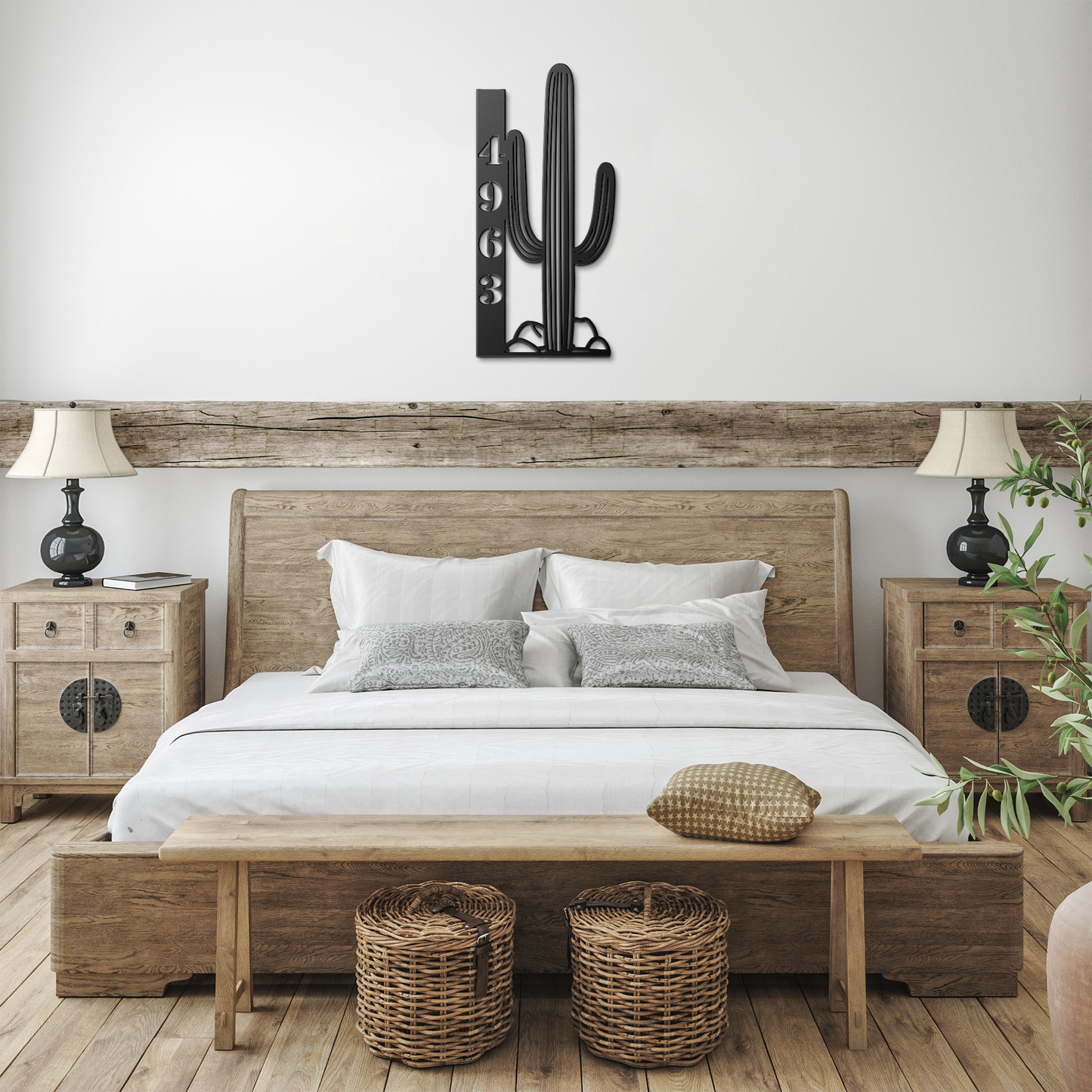 Personalized_Saguaro_Address_Sign_Black_Farmhouse_Bedroom_Mockup.png