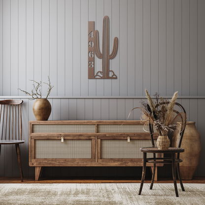 Personalized_Saguaro_Address_Sign_Copper_Rustic_Hallway_Mockup.png