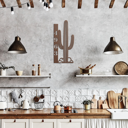 Personalized_Saguaro_Address_Sign_Copper_Rustic_Kitchen_Mockup.png