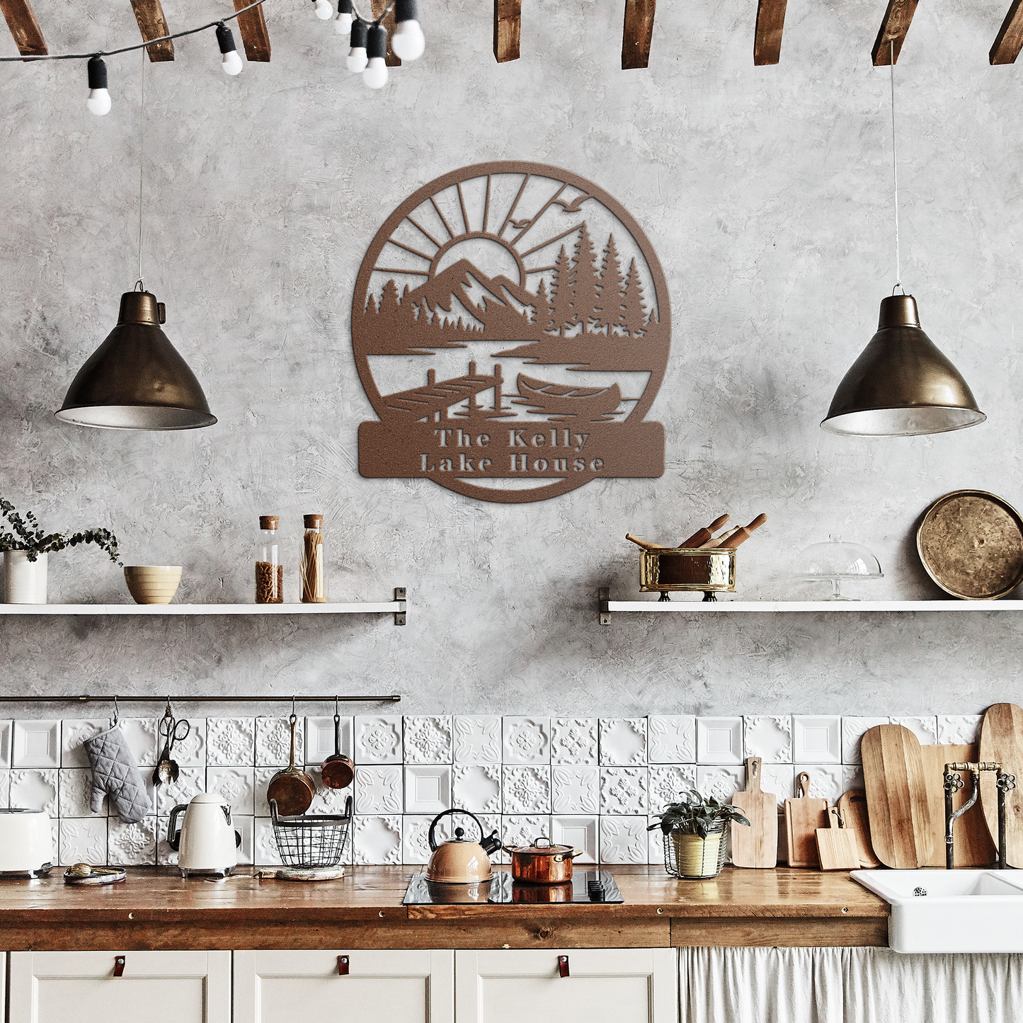 Rustic_Lake_Dock_Custom_Metal_Sign_Copper_Rustic_Kitchen_Mockup.png