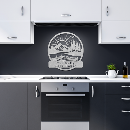 Rustic_Lake_Dock_Custom_Metal_Sign_Silver_Dark_Kitchen_Mockup.png