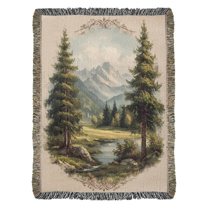 Alpine Meadow Woven Blanket