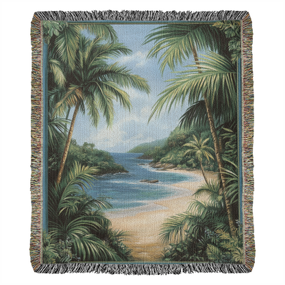 Tropical Paradise Beach Blanket