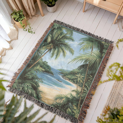 Tropical Paradise Beach Blanket