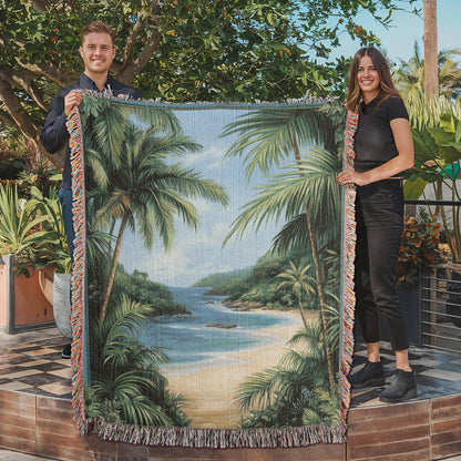 Tropical Paradise Beach Blanket