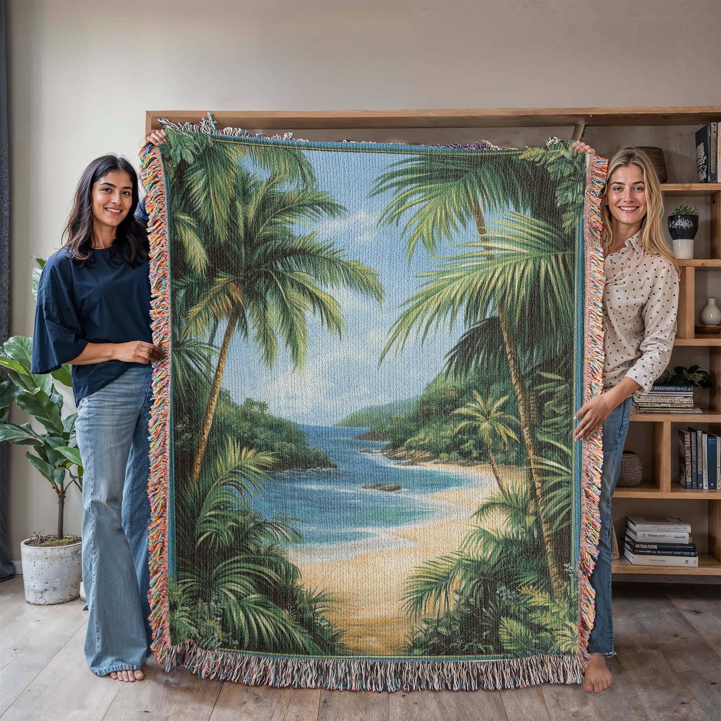 Tropical Paradise Beach Blanket