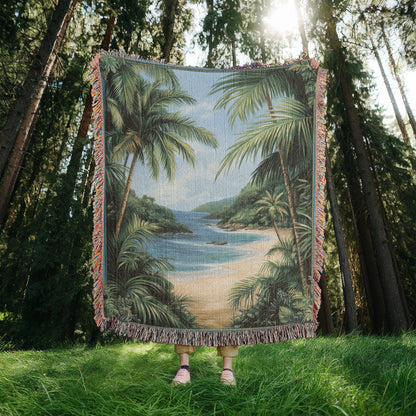 Tropical Paradise Beach Blanket
