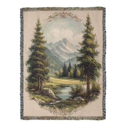 Alpine Meadow Woven Blanket